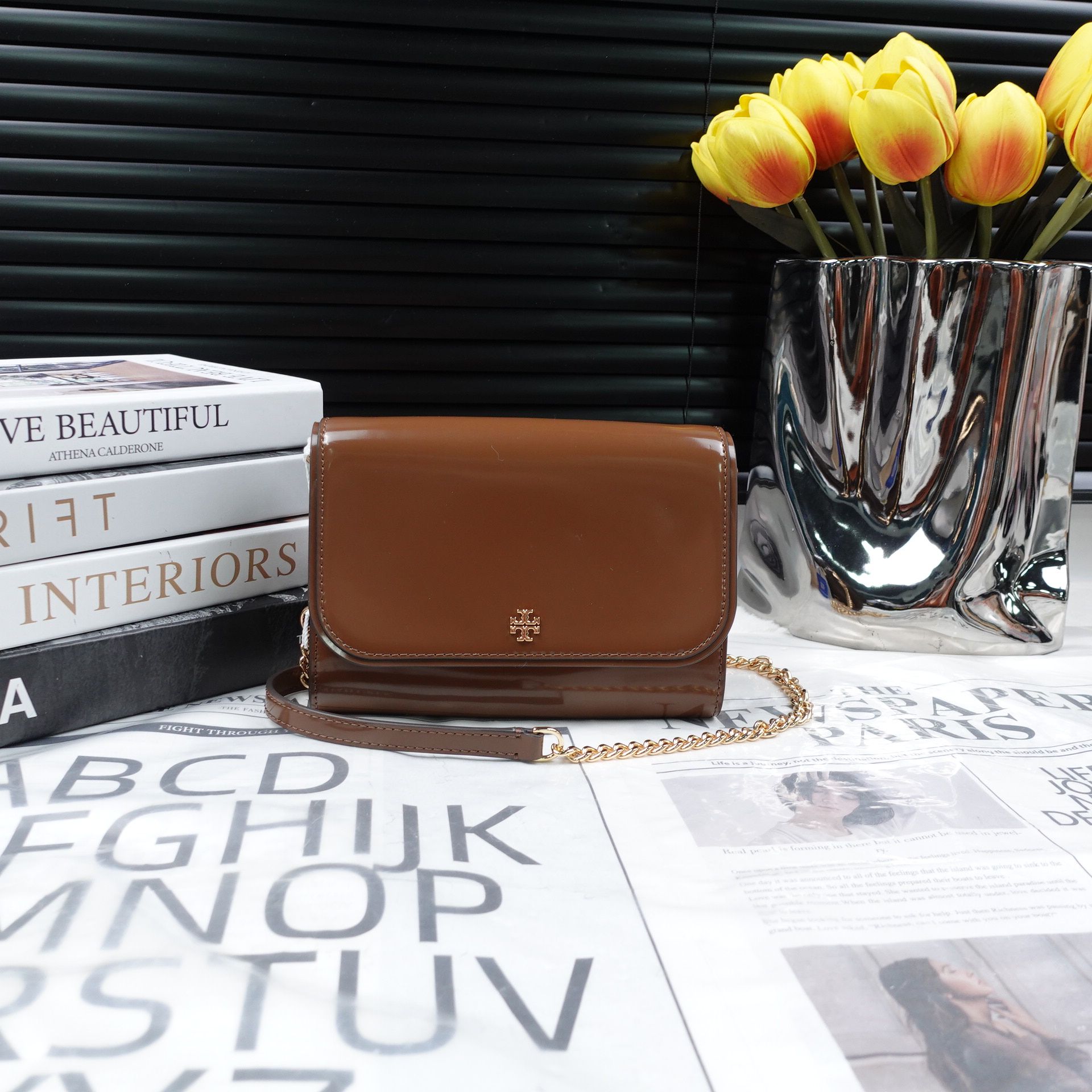 95新 TORY BURCH/汤丽柏琦 单肩包/T_ZY0000  T10336241