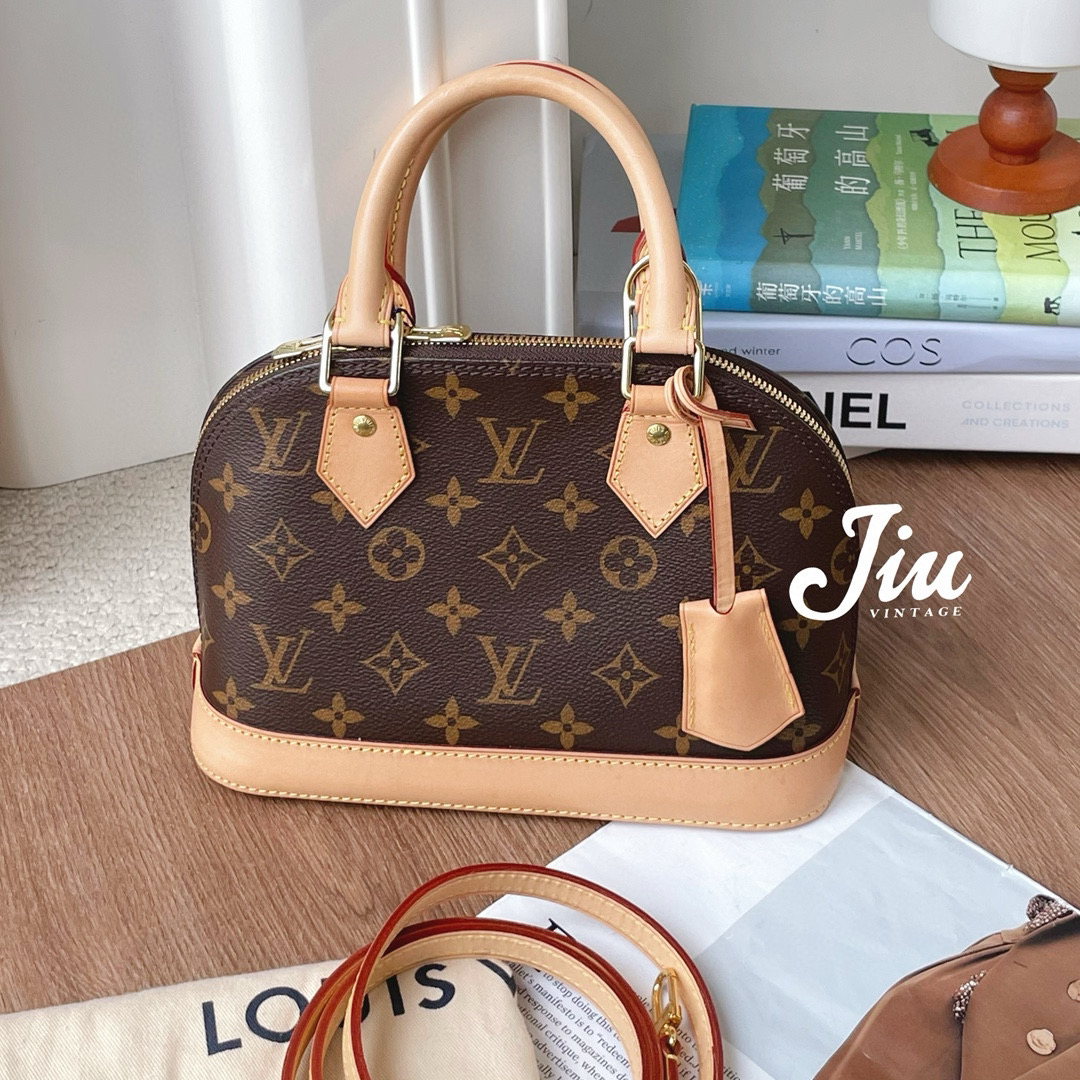 99新 LouisVuitton/路易威登 老花alma BB 尘袋 JM12-1333