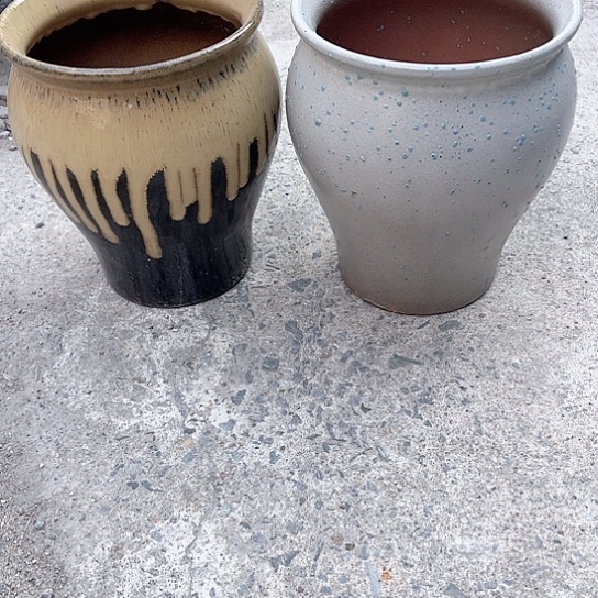 紫砂花盆高度21口径17