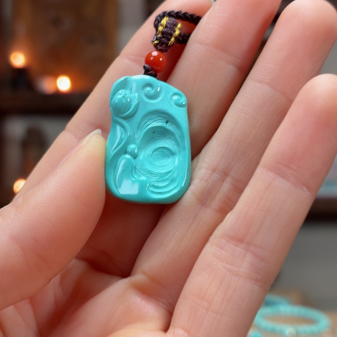 未镶嵌绿松石珠宝奇石