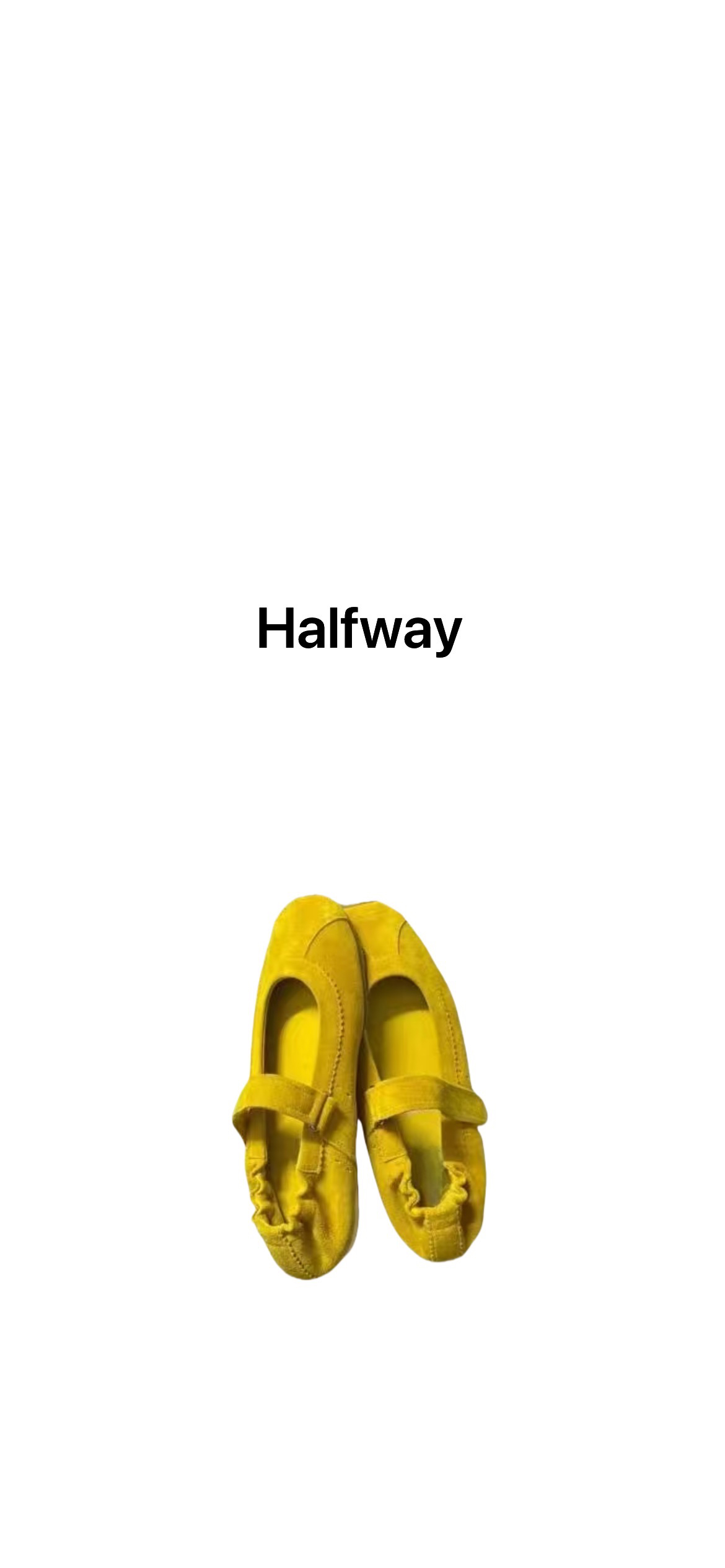 Halfway  2025新款时尚麂皮女鞋