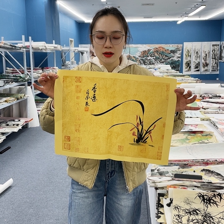 国画纯手绘国画作品