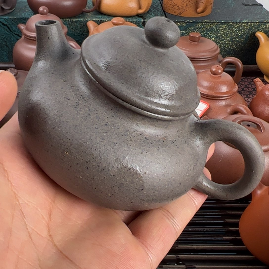 紫砂茶壶半手工容天