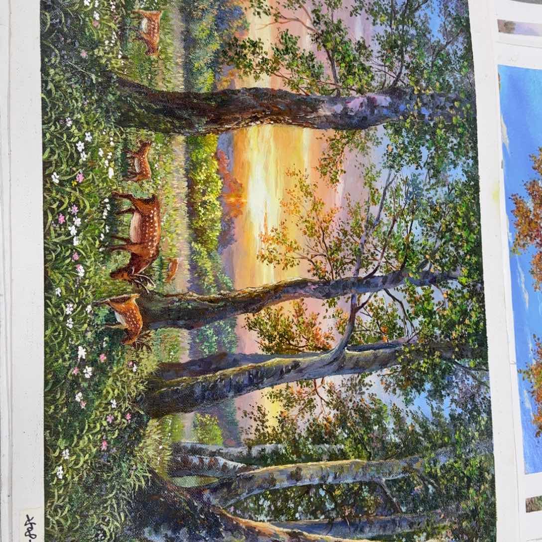油画我是一只小小鸟地域文化特色