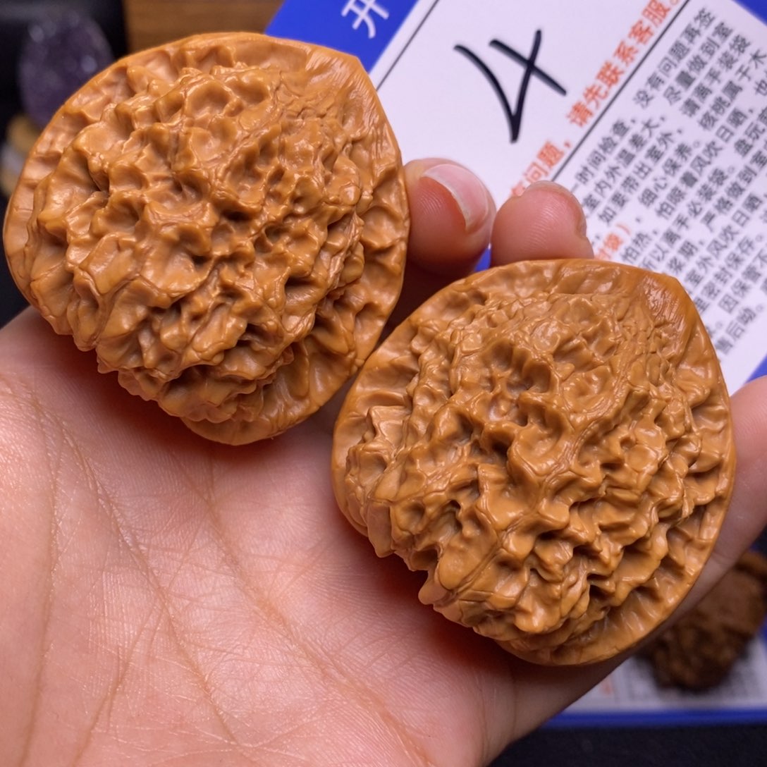 文玩核桃把件46官帽4