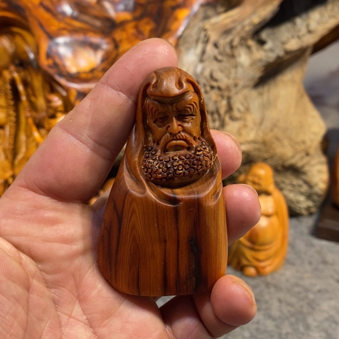 【闪购商品】柏木（崖柏）根雕木雕工艺品摆件家居厂家直销手把件