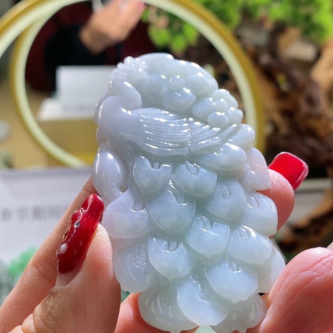 【闪购商品】翡翠颈饰未镶嵌凤凰