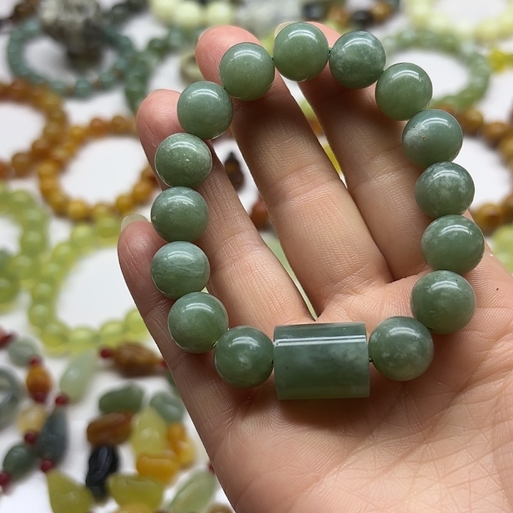 蛇纹石玉未镶嵌手串