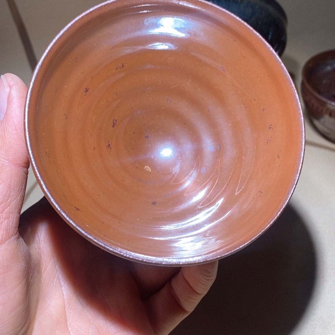 茶盏龙窑柴烧建盏主人盏磨底