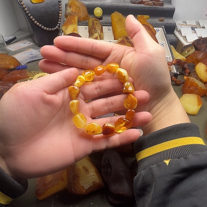 定制琥珀未镶嵌纯天然蜜蜡吊坠