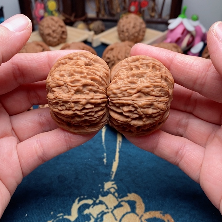 文玩核桃把件山地磨43福利