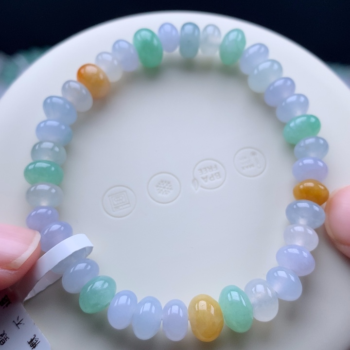 未镶嵌手链翡翠卡8+