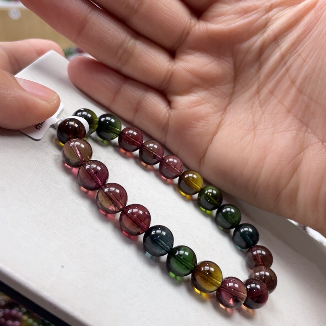 碧玺手串未镶嵌9mmmmmmmmmmmmmmmmmm