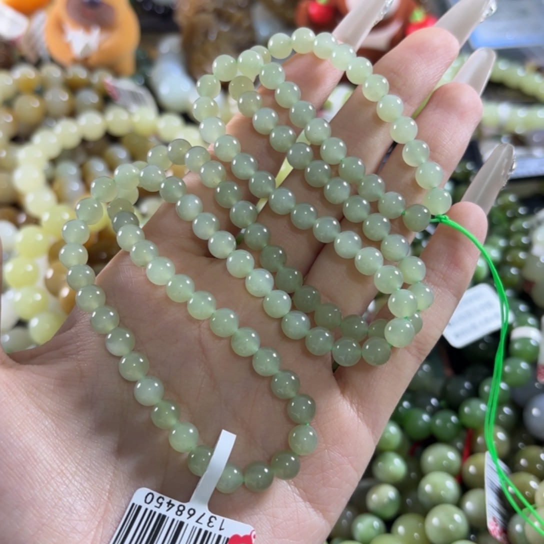 和田玉未镶嵌手链253