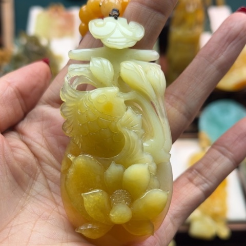 岫玉挂件未镶嵌挂件