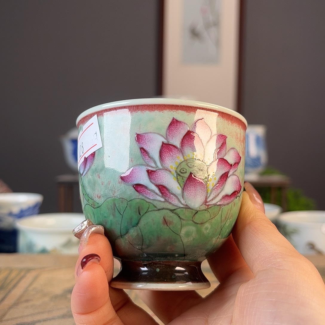 杯景德镇陶瓷茶杯多人