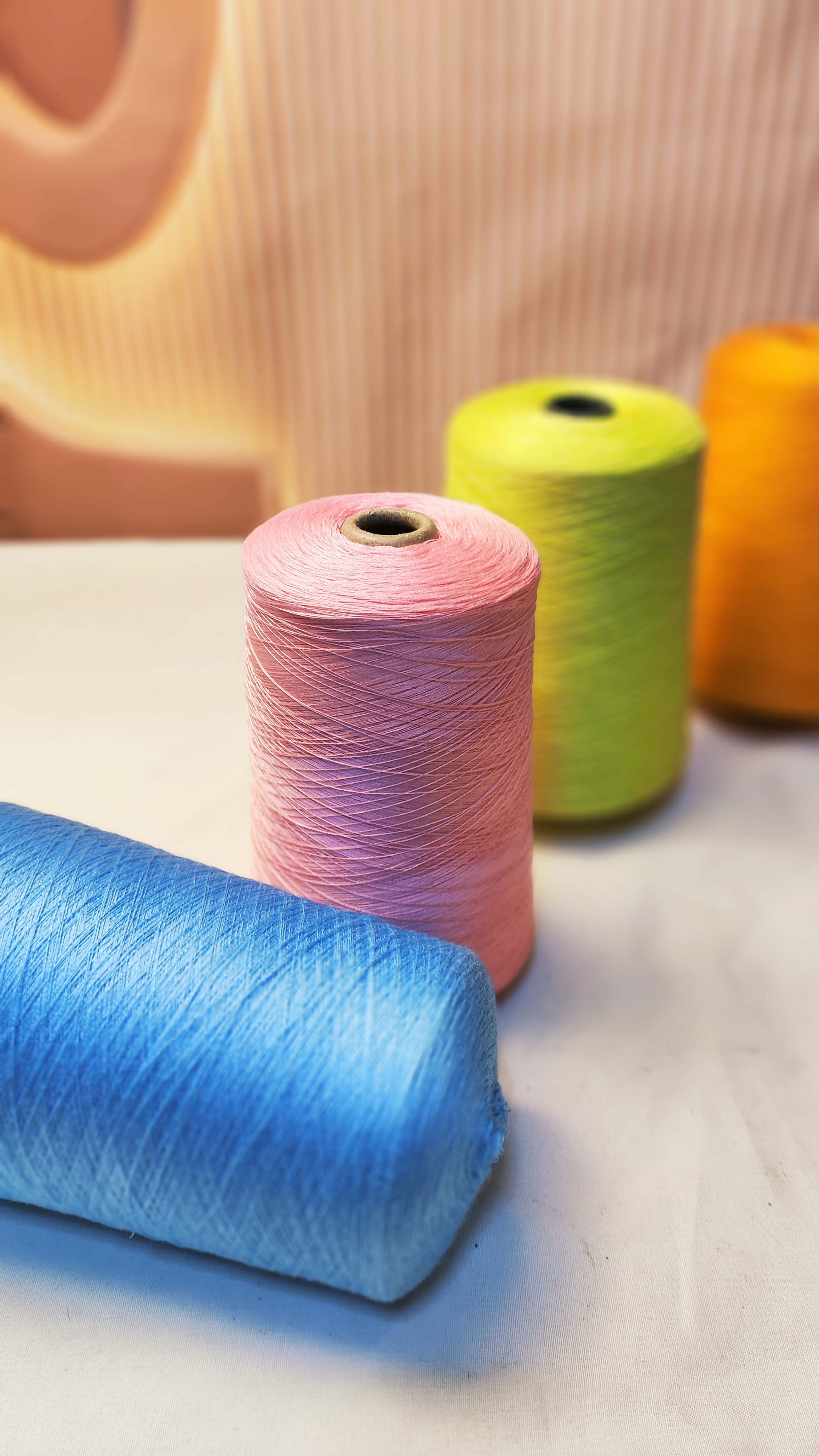 夏季丝棉桑蚕丝棉线细线手工编织披肩短袖钩针冰丝手工毛线