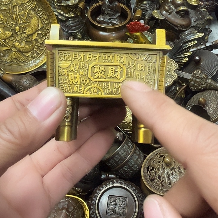 顺顺利利，铜器摆件