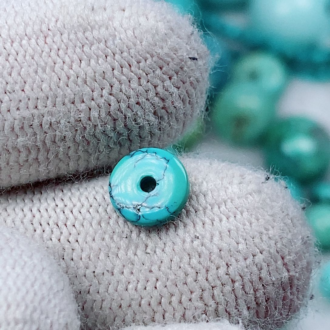 财***家绿松石未镶嵌珠宝奇石