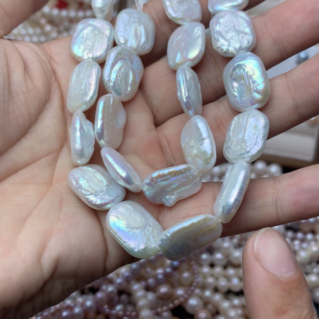 淡水珍珠8-9未镶嵌x9项链