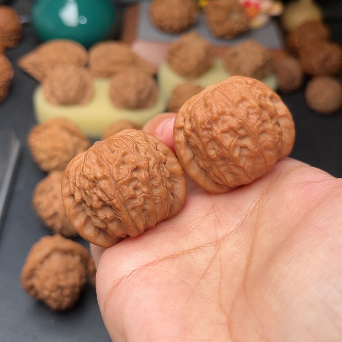 文玩核桃把件高尔夫全品36.5