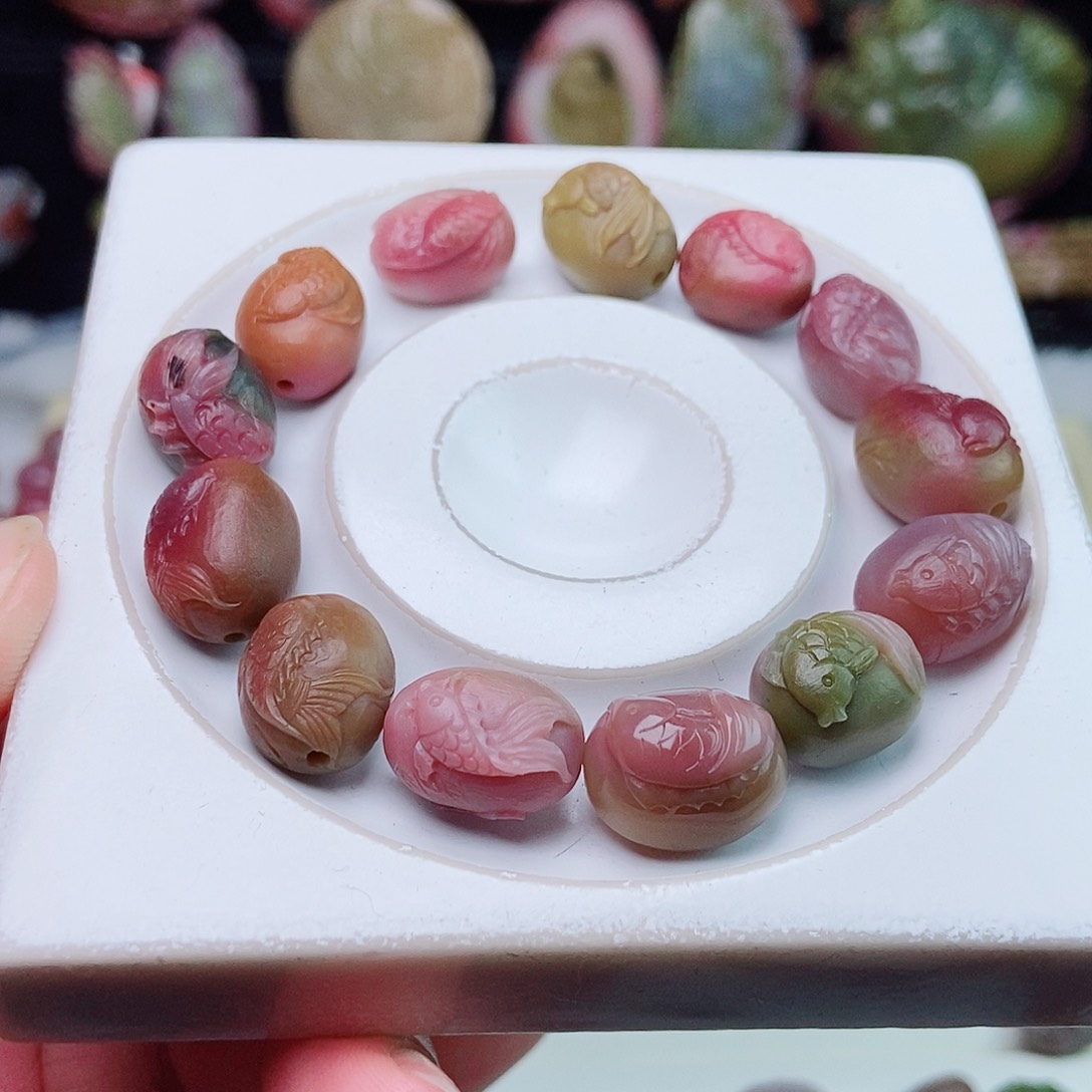 玛瑙/玉髓珠宝半成品未镶嵌桥**袋