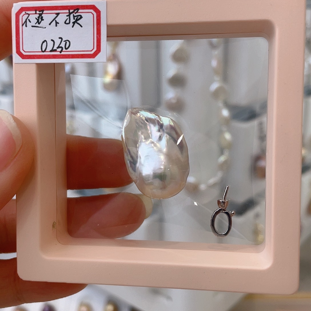 淡水珍珠颈饰银S925镀金镶嵌1*妹