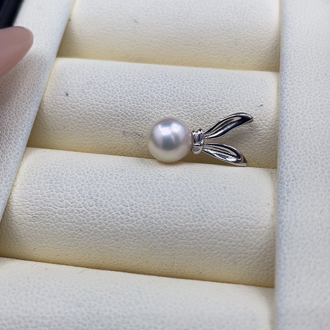 海水珍珠银S925镶嵌颈饰