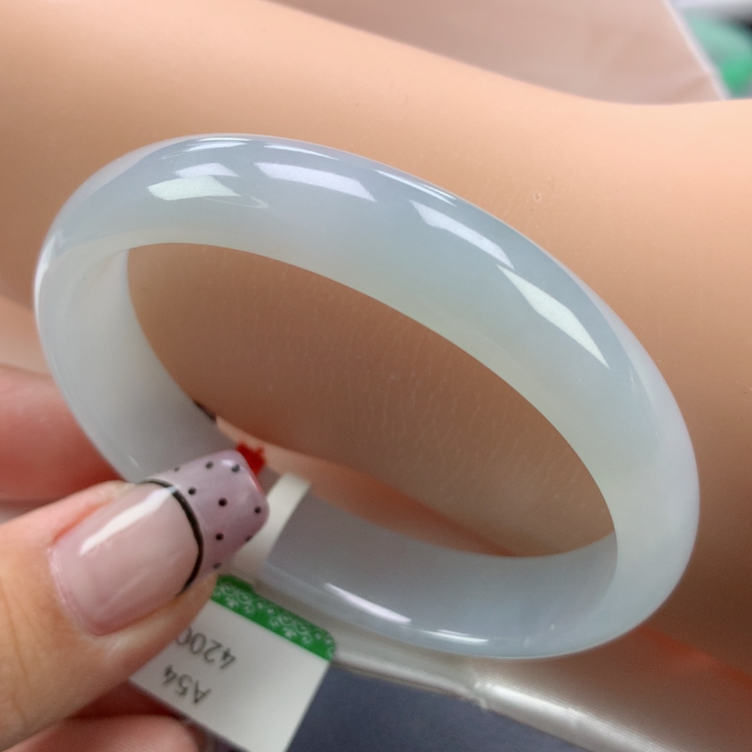 翡翠手镯未镶嵌54贵妃