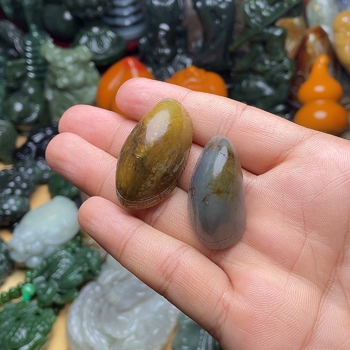 心***印未镶嵌和田玉挂件