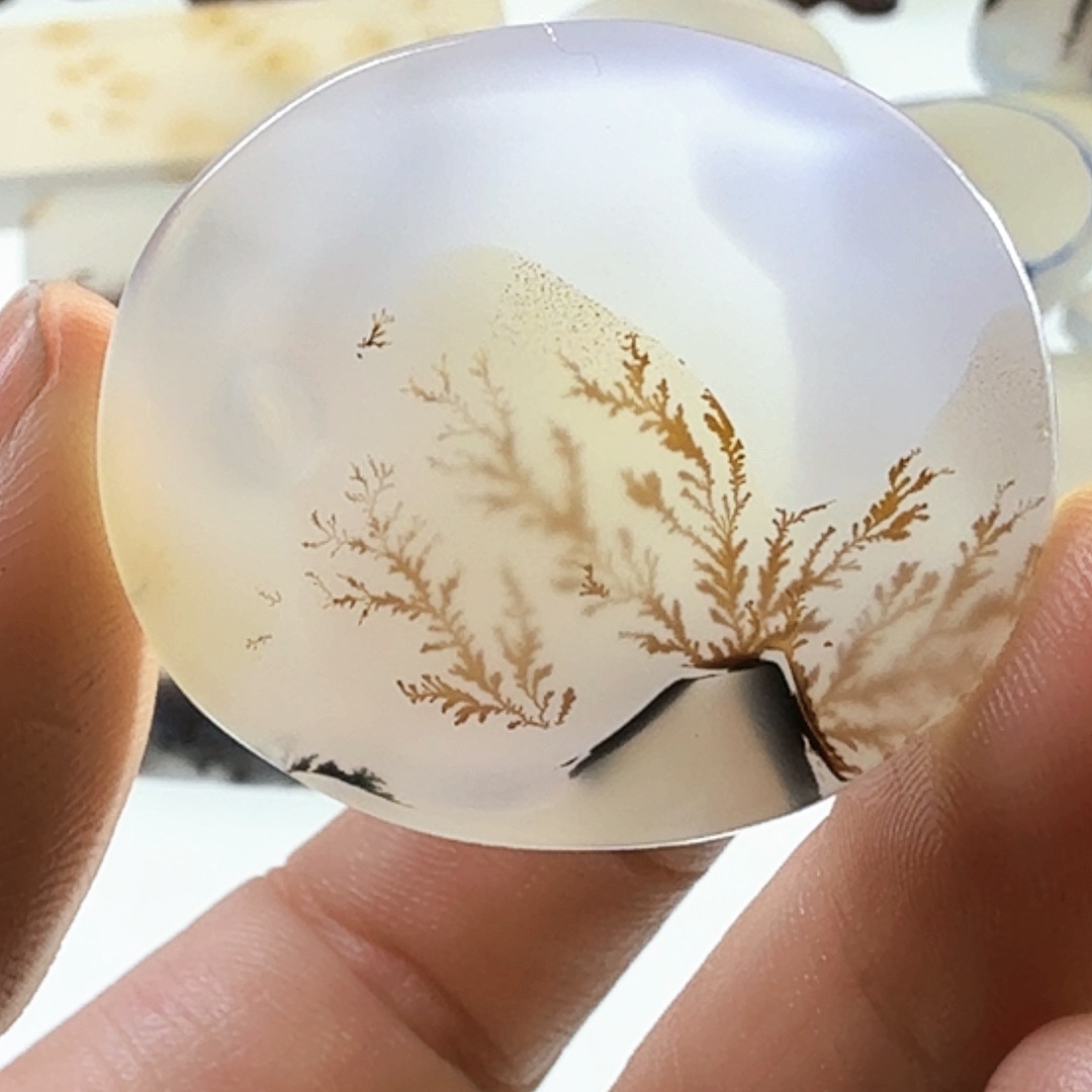 未镶嵌玛瑙/玉髓珠宝半成品