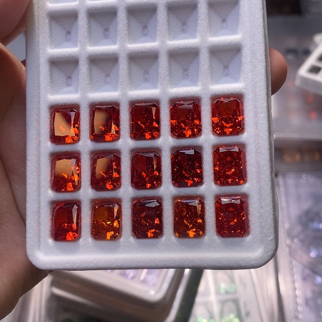 8*10 3颗长倒锆石（处理）冰花切