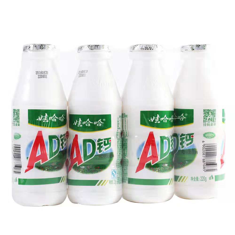 哇哈哈AD钙奶饮料220g*4/排