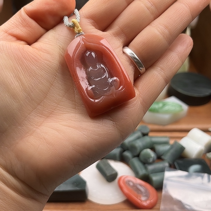 玛瑙/玉髓合金颈饰