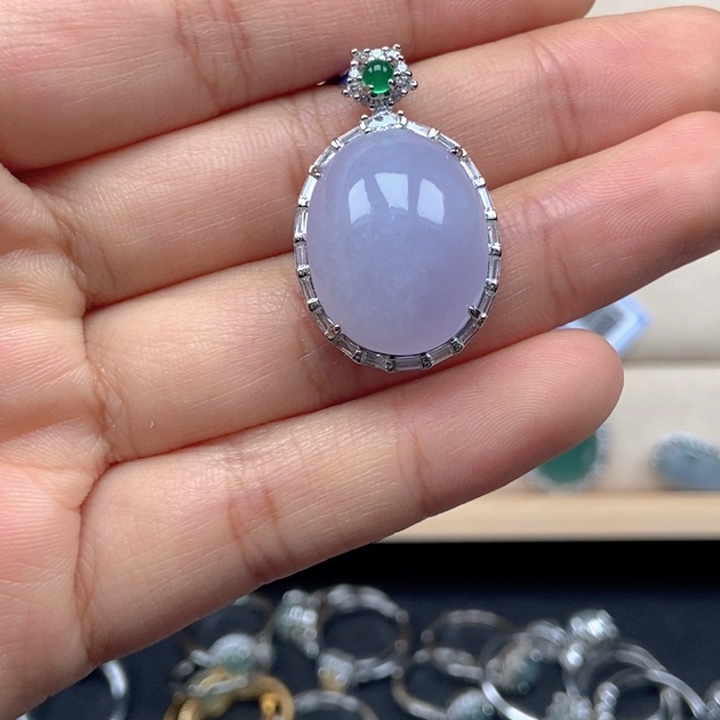 翡翠未镶嵌戒指戒指