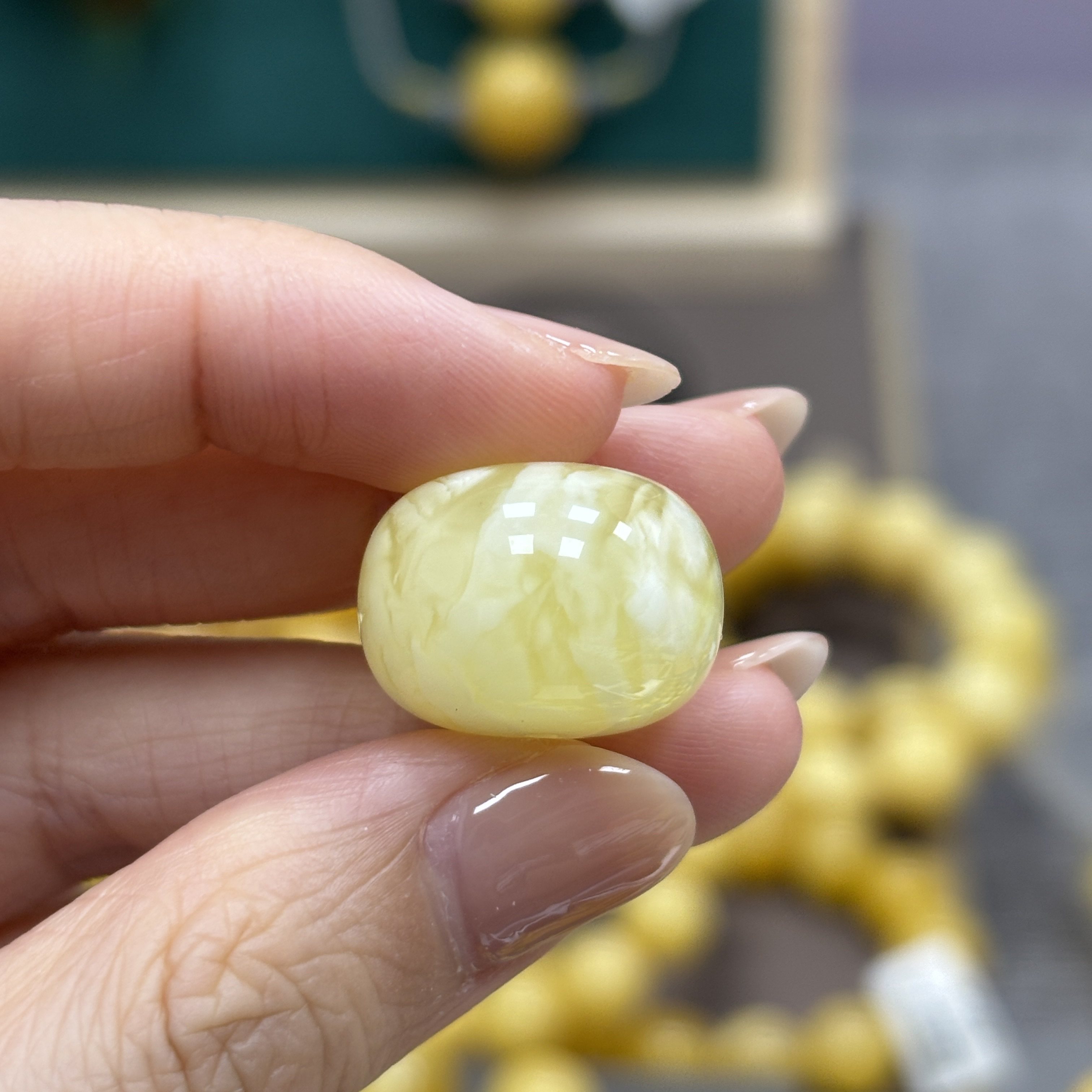 19.3*14.0mm 小妖珠宝天然原矿琥珀蜜蜡