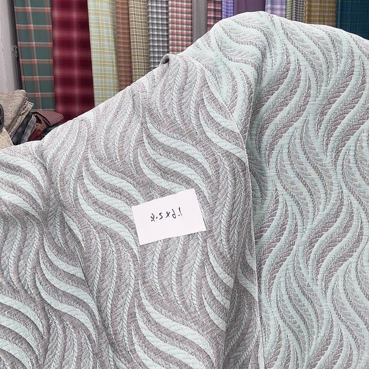 棉1.6米×2.4米刀口布头多层沙上善若水绿