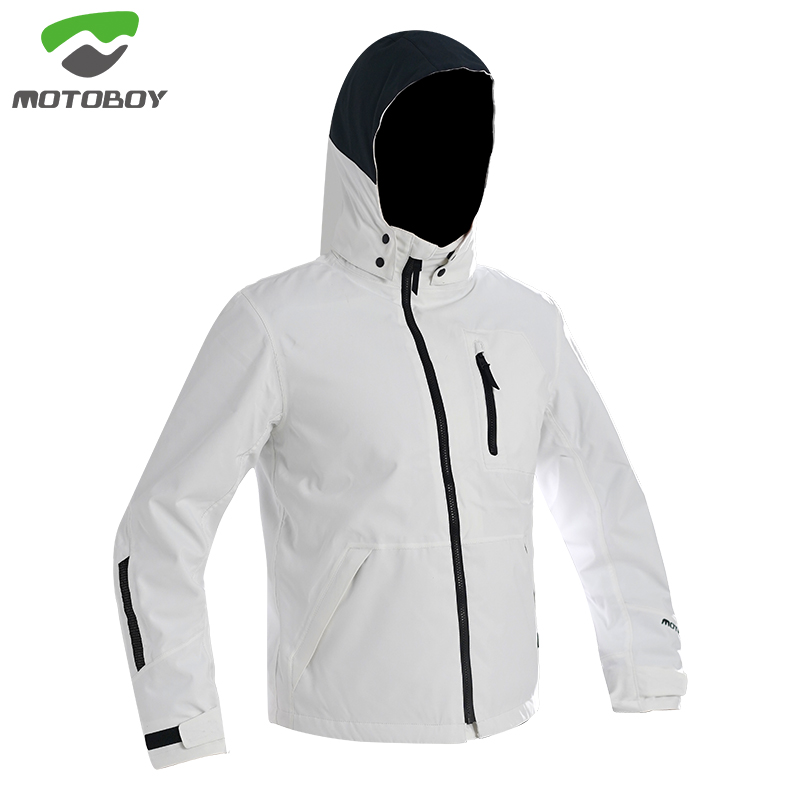 【大周装备】motoboy 游侠摩托车骑行防水夹克抓绒内胆保暖兜帽可拆