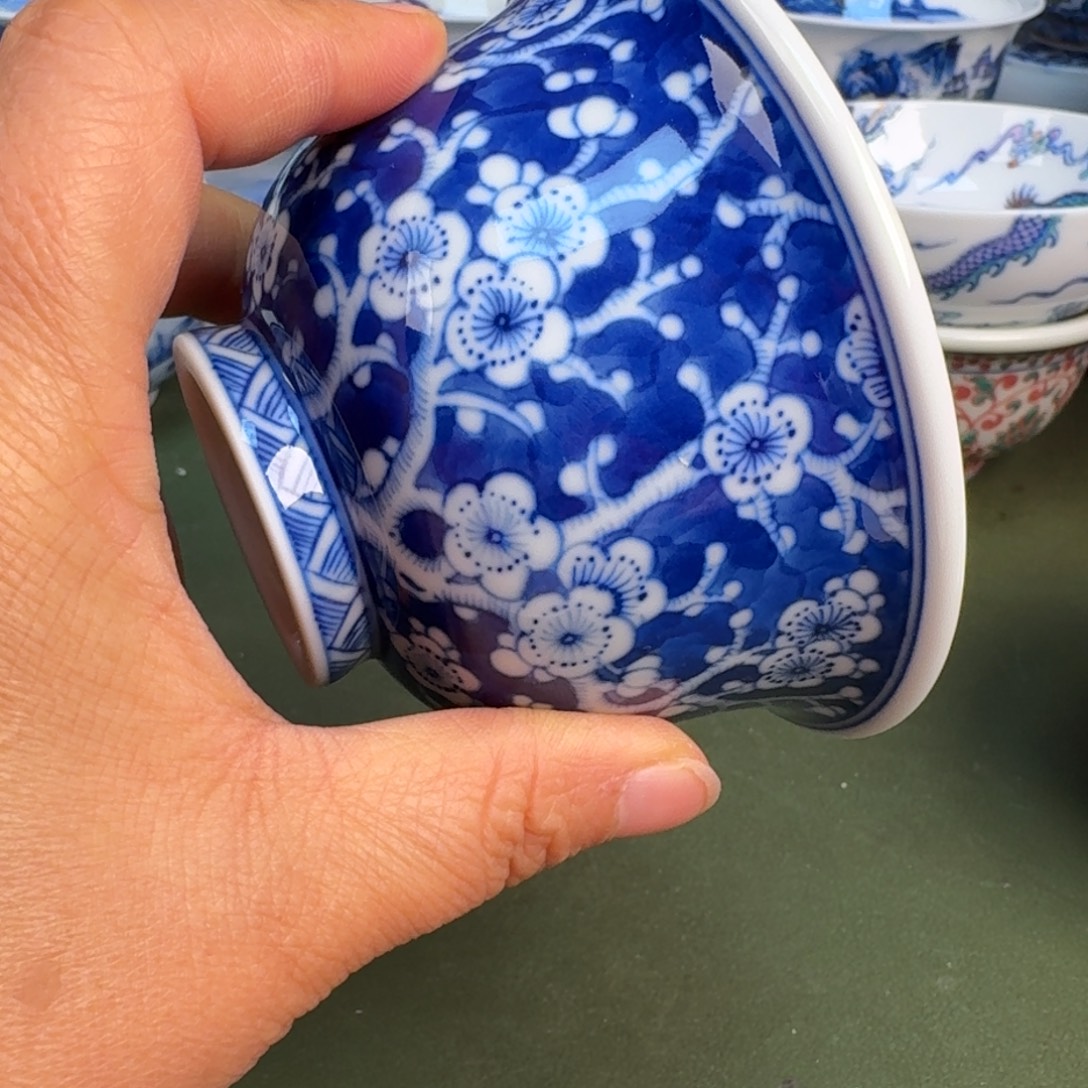 瓷景德镇纯手绘茶具圆圆246