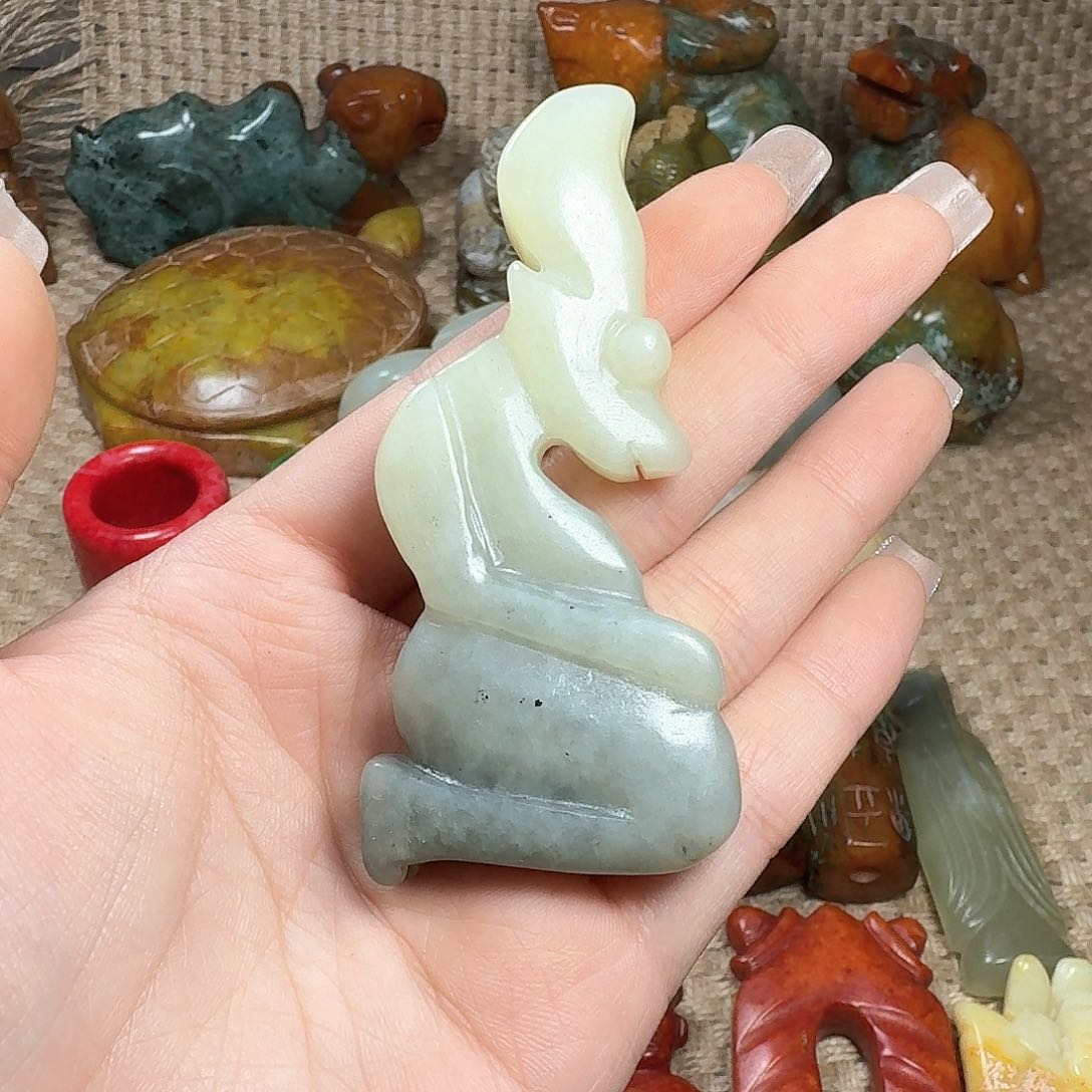 白玉菩提吊坠挂件