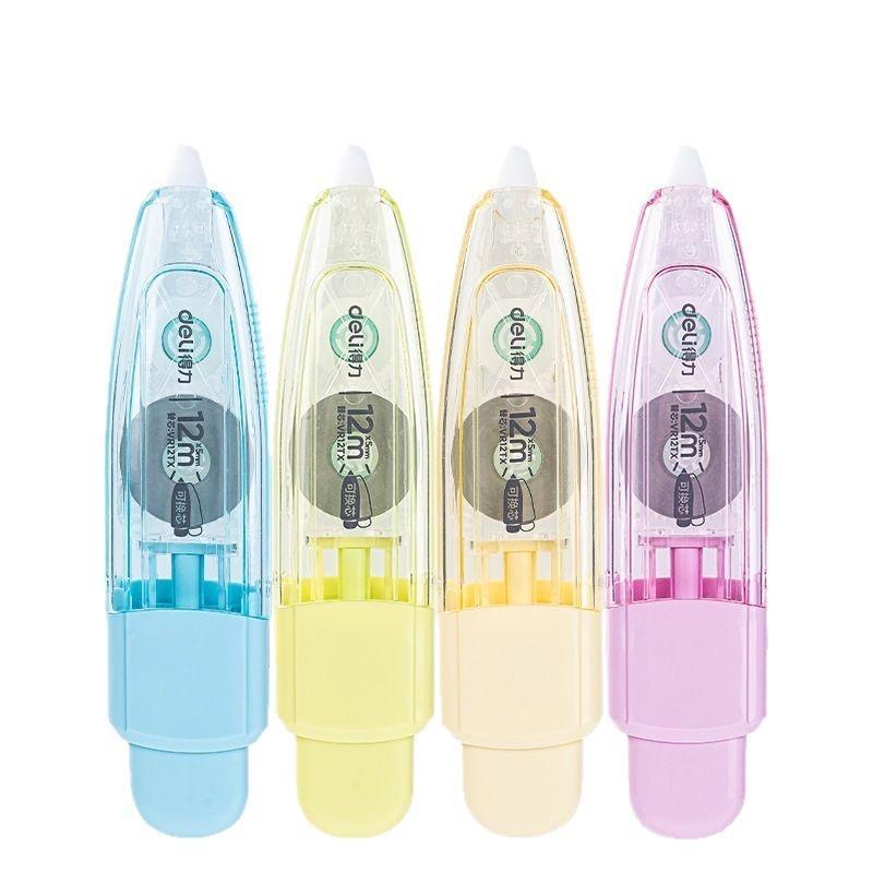 VR12   得力按动笔型修正带_5mm*12m【到手2盒（24卡）】