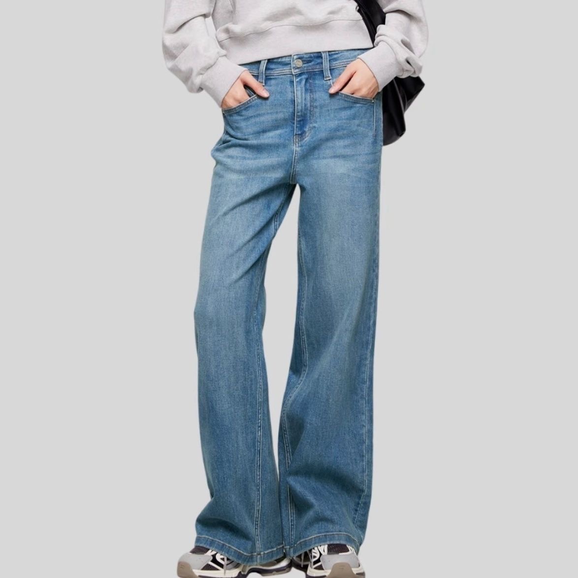 7788-G10-7 女装经典蓝色牛仔设计版型时尚四季常规款