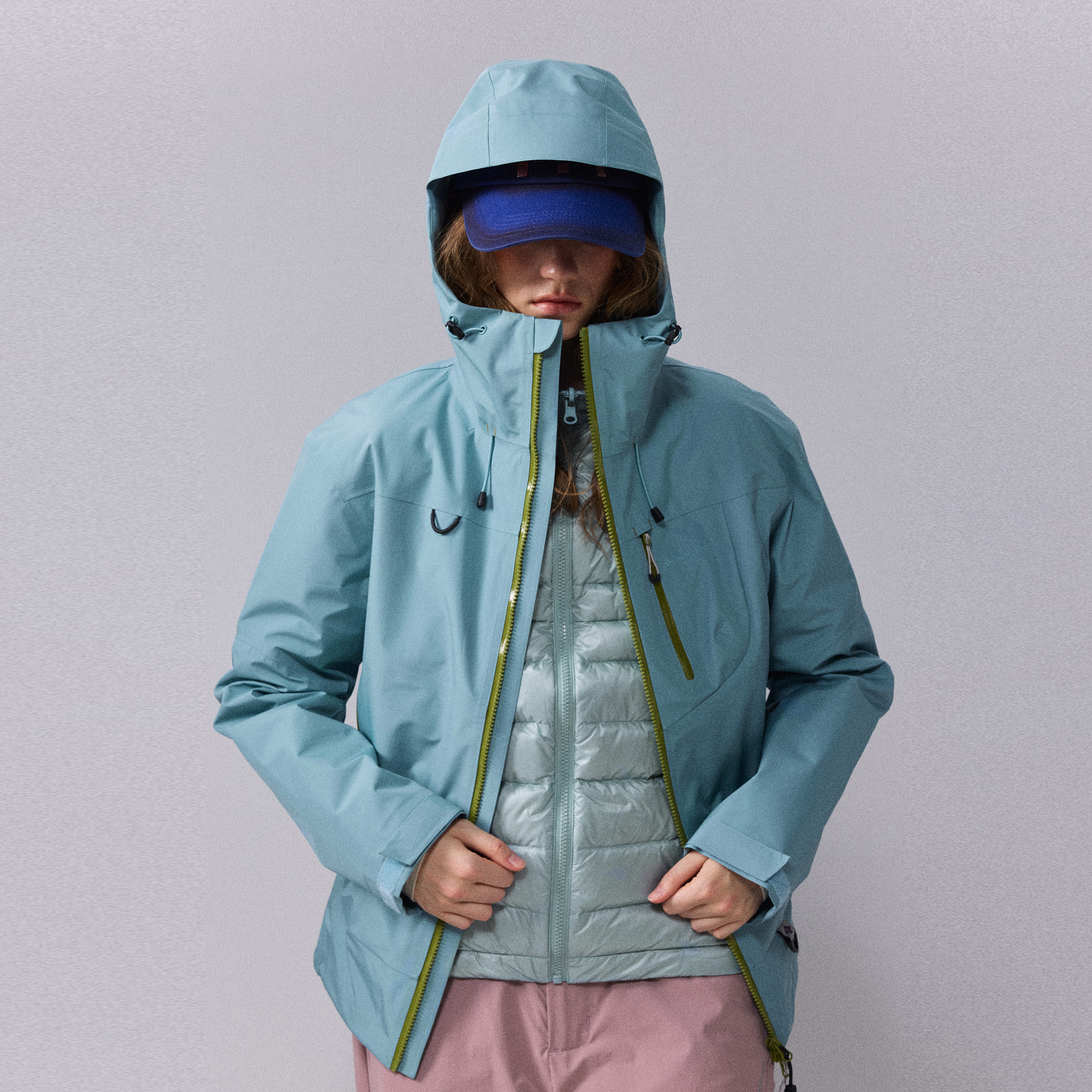 瞬时山野Monterest空山雨3in1户外C6防泼水冲锋衣三合一羽绒服