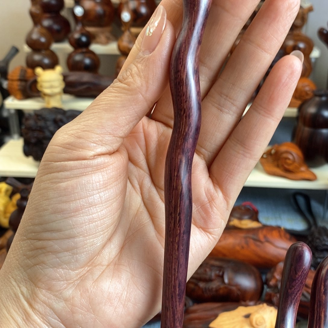 木赛舟黄檀手工发簪