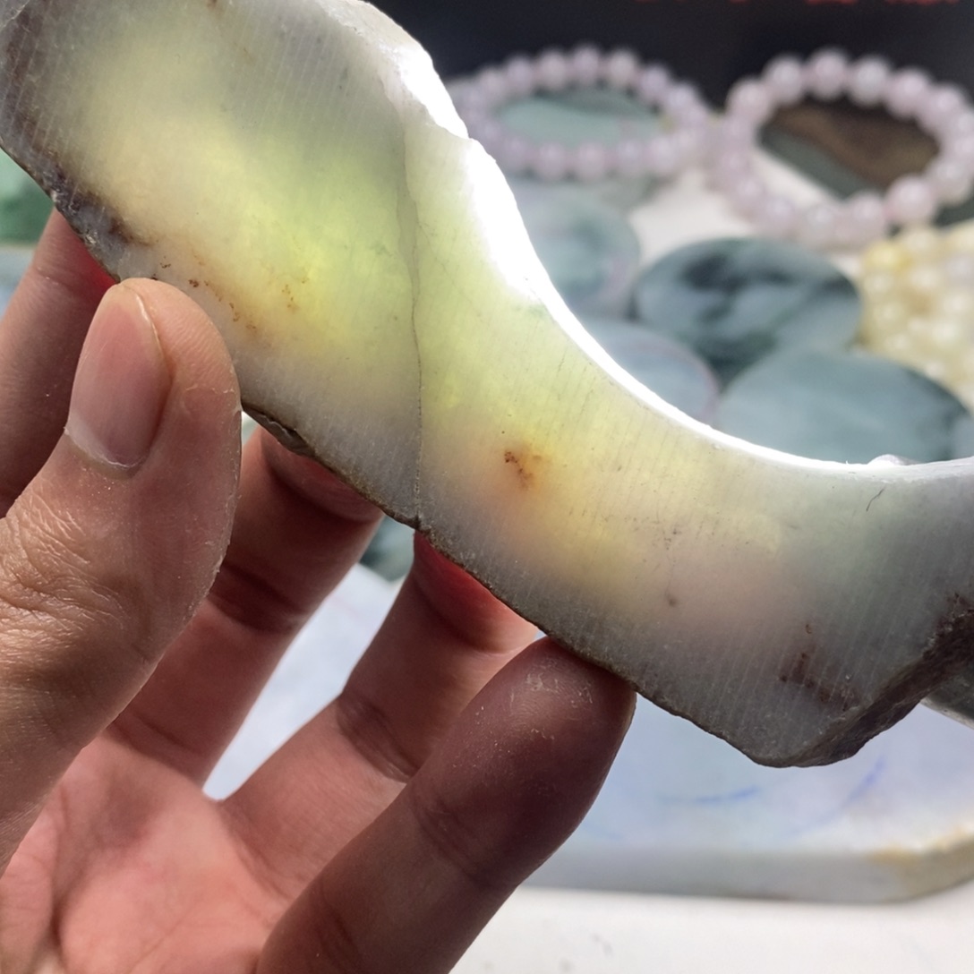 翡翠散珠天然缅甸翡翠a货12