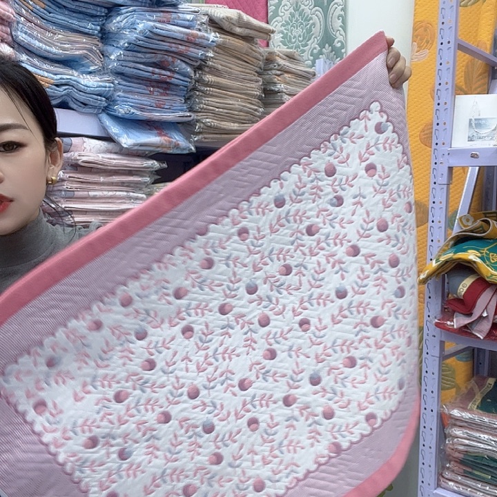 棉粉色小樱桃纯棉