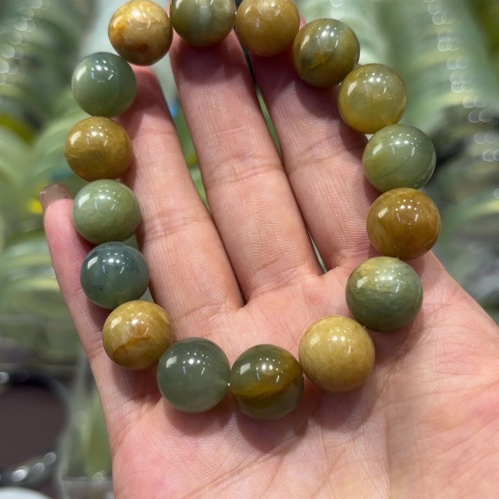 岫玉未镶嵌手镯天然