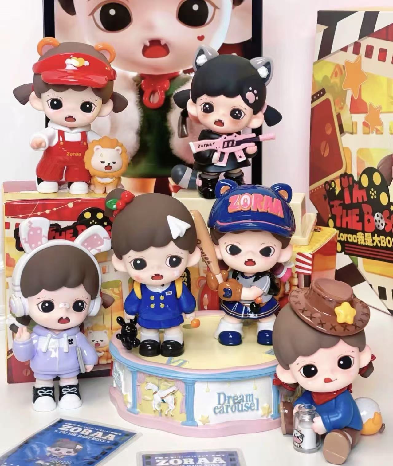 【直播代拆】正版Zoraa妹妹我是大Boss系列盲盒潮玩