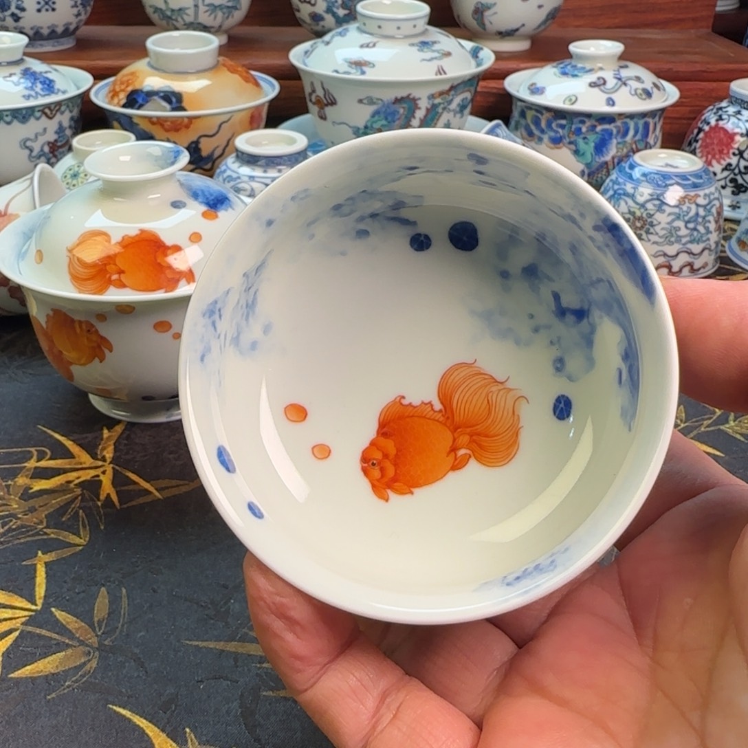 金玉满堂矮炉式主人杯