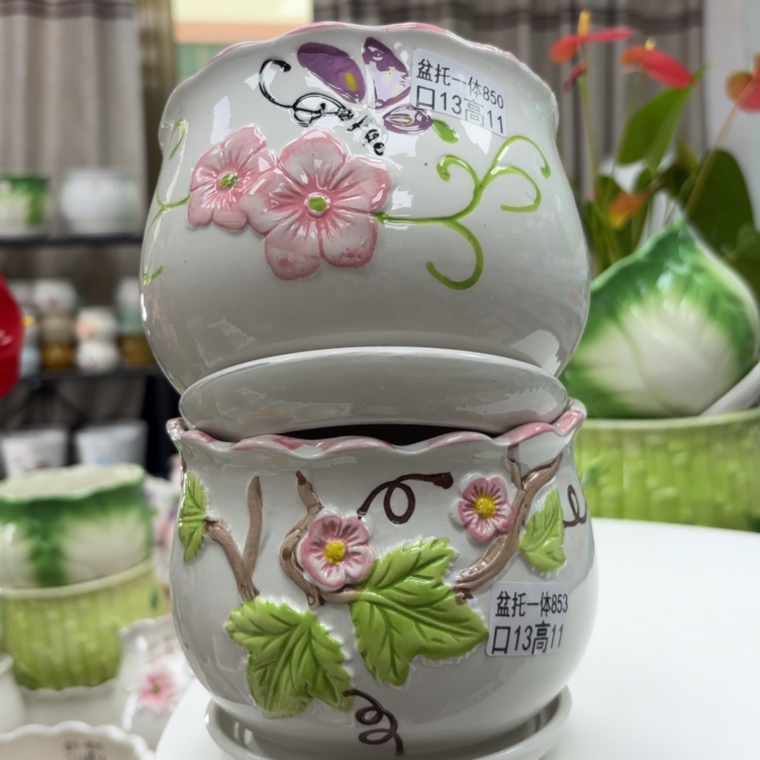 @夏西陶瓷花盆@@5850853